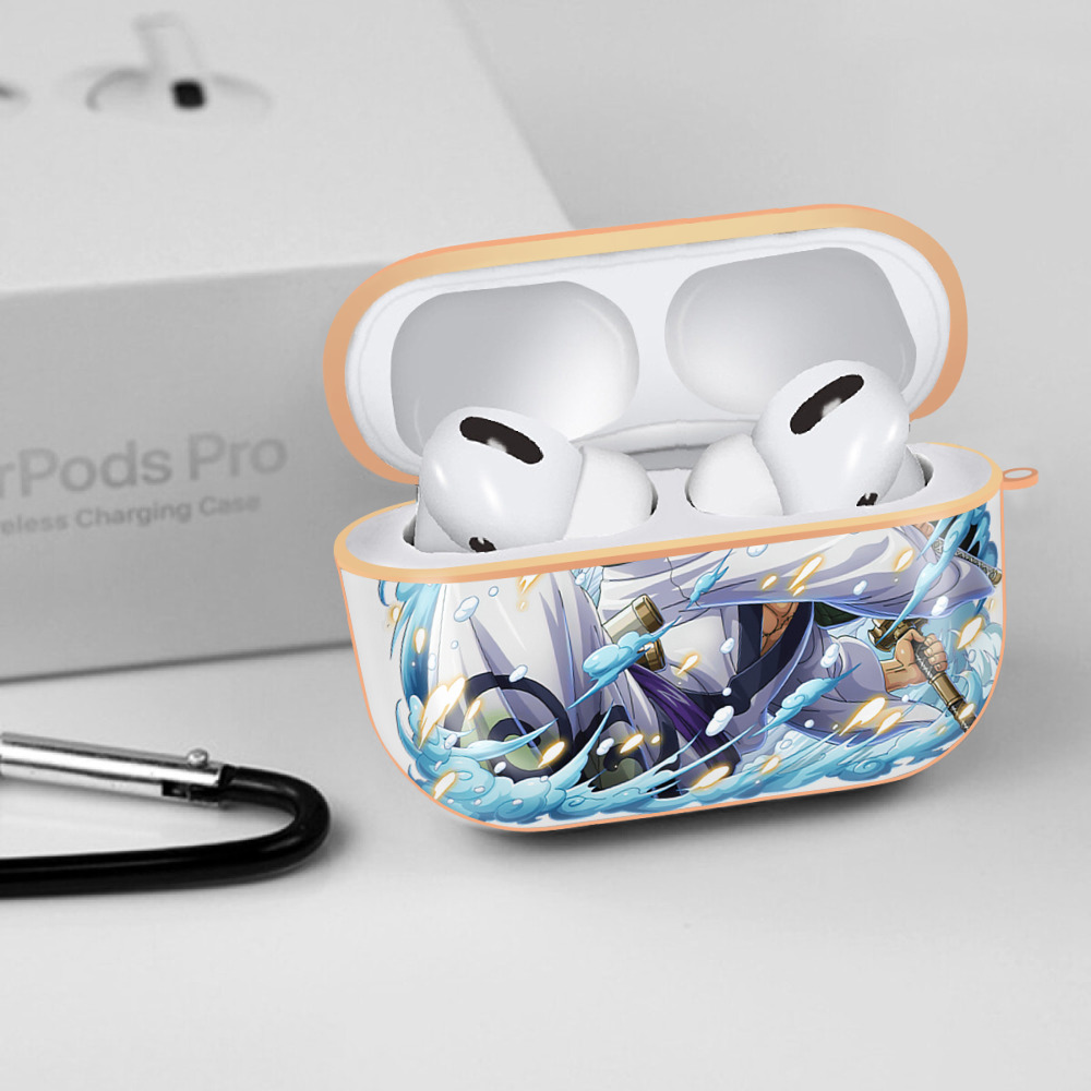 ワンピース ロロノア・ゾロ ONE PIECE Roronoa Zoro 【AirPods Pro用】ハードシェル保護ケース｜耐衝撃・防指紋・カラビナ付き商品仕様