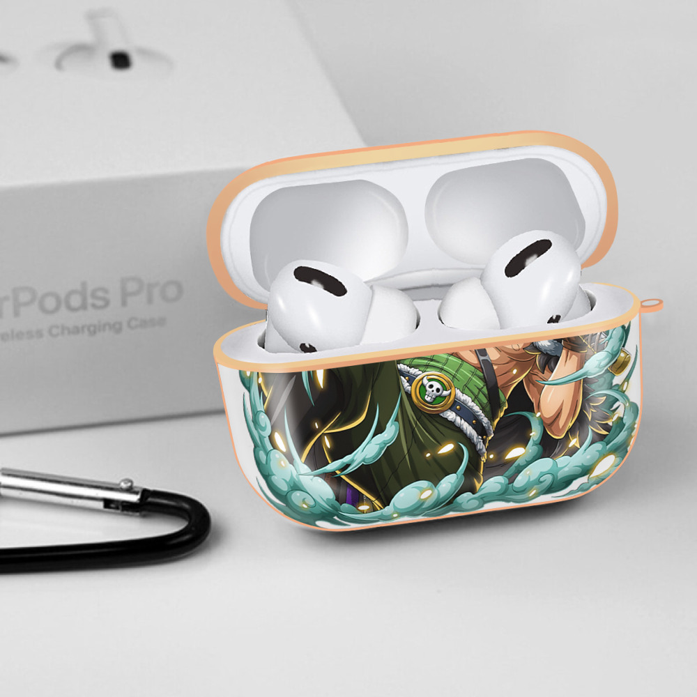 ワンピース ロロノア・ゾロ ONE PIECE Roronoa Zoro 【AirPods Pro用】ハードシェル保護ケース｜耐衝撃・防指紋・カラビナ付き商品仕様