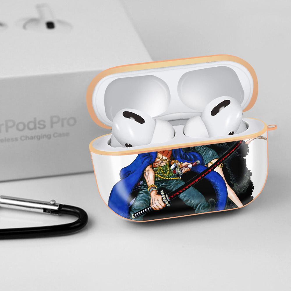 ワンピース ロロノア・ゾロ ONE PIECE Roronoa Zoro 【AirPods Pro用】ハードシェル保護ケース｜耐衝撃・防指紋・カラビナ付き商品仕様