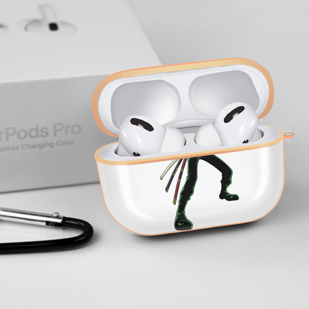 ワンピース ロロノア・ゾロ ONE PIECE Roronoa Zoro 【AirPods Pro用】ハードシェル保護ケース｜耐衝撃・防指紋・カラビナ付き商品仕様
