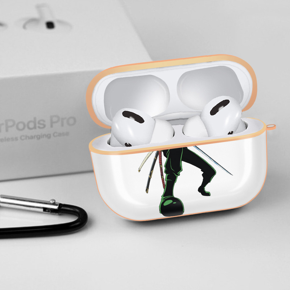 ワンピース ロロノア・ゾロ ONE PIECE Roronoa Zoro 【AirPods Pro用】ハードシェル保護ケース｜耐衝撃・防指紋・カラビナ付き商品仕様