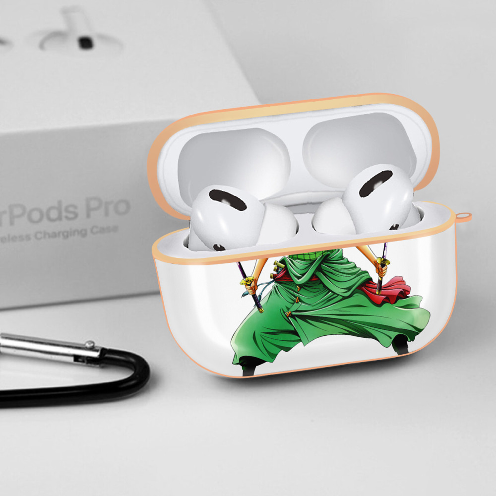 ワンピース ロロノア・ゾロ ONE PIECE Roronoa Zoro 【AirPods Pro用】ハードシェル保護ケース｜耐衝撃・防指紋・カラビナ付き商品仕様