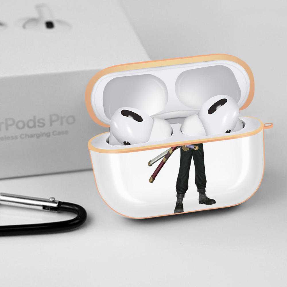 ワンピース ロロノア・ゾロ ONE PIECE Roronoa Zoro 【AirPods Pro用】ハードシェル保護ケース｜耐衝撃・防指紋・カラビナ付き商品仕様