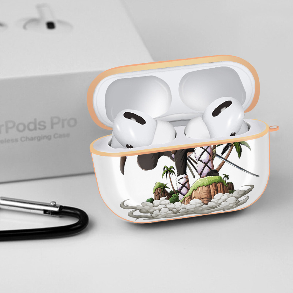 ワンピース ロロノア・ゾロ ONE PIECE Roronoa Zoro 【AirPods Pro用】ハードシェル保護ケース｜耐衝撃・防指紋・カラビナ付き商品仕様