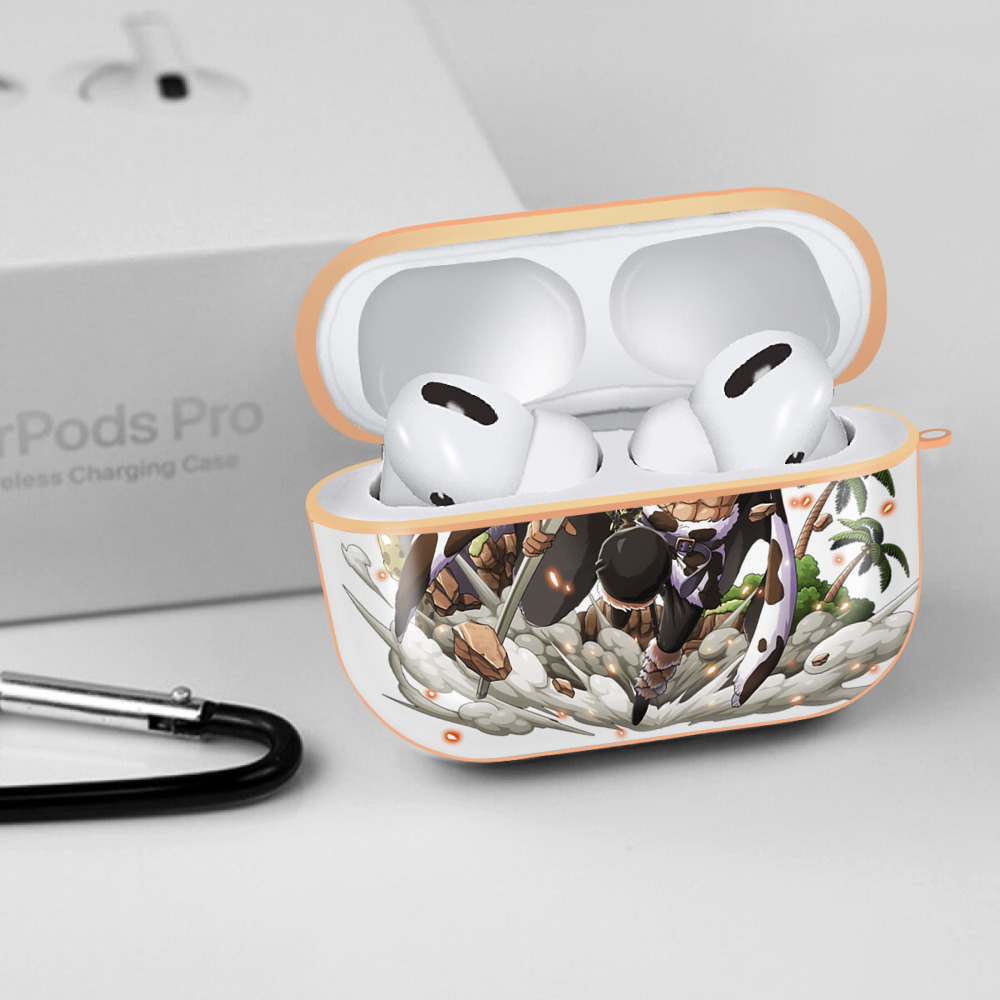 ワンピース ロロノア・ゾロ ONE PIECE Roronoa Zoro 【AirPods Pro用】ハードシェル保護ケース｜耐衝撃・防指紋・カラビナ付き商品仕様
