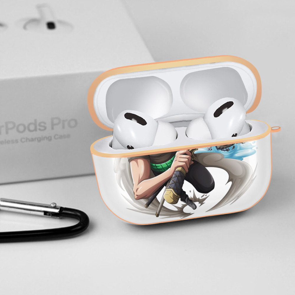 ワンピース ロロノア・ゾロ ONE PIECE Roronoa Zoro 【AirPods Pro用】ハードシェル保護ケース｜耐衝撃・防指紋・カラビナ付き商品仕様