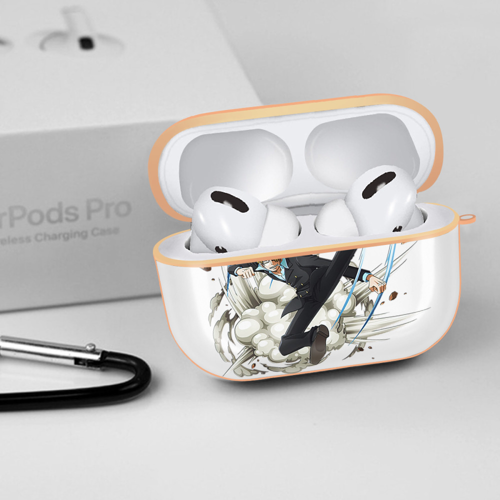 ワンピース サンジ ONE PIECE Sanji 【AirPods Pro用】ハードシェル保護ケース｜耐衝撃・防指紋・カラビナ付き商品仕様