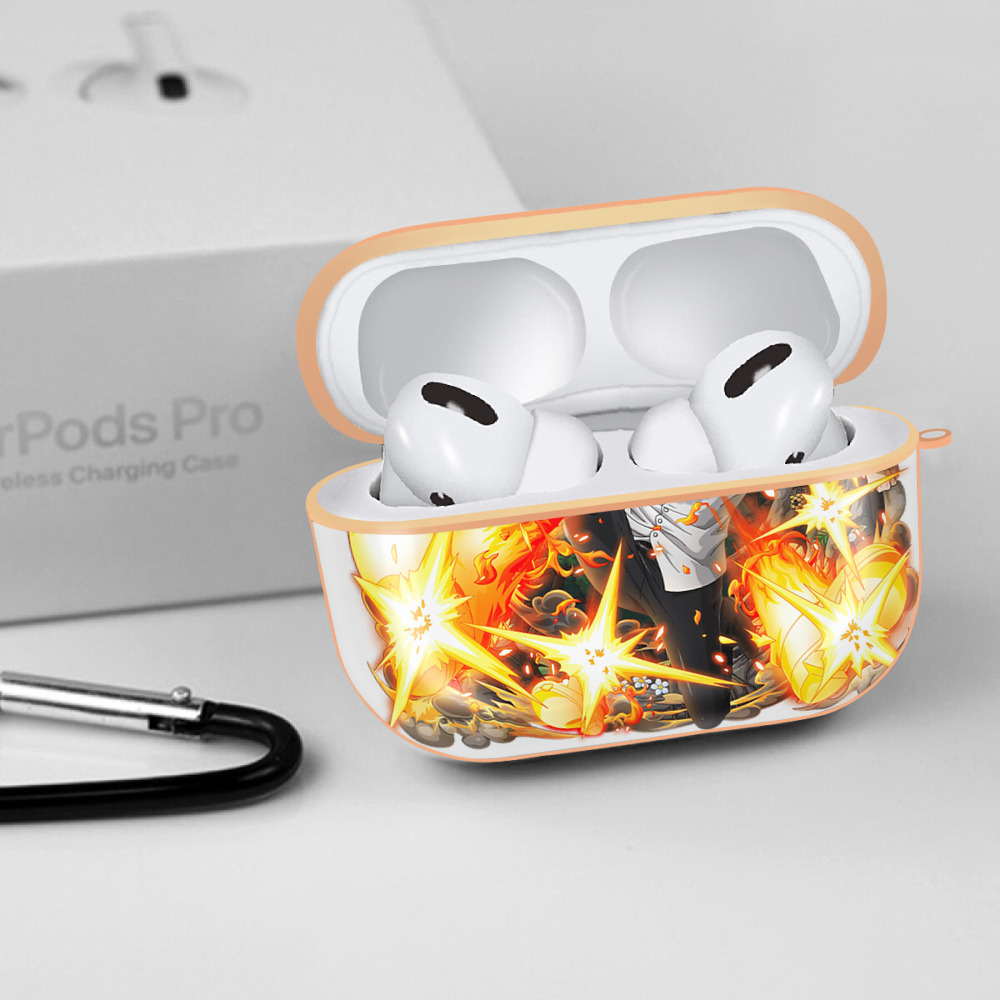 ワンピース サンジ ONE PIECE Sanji 【AirPods Pro用】ハードシェル保護ケース｜耐衝撃・防指紋・カラビナ付き商品仕様