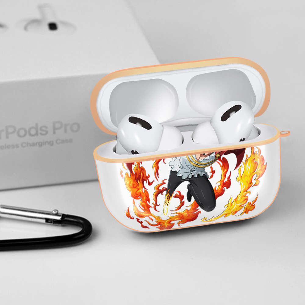 ワンピース サンジ ONE PIECE Sanji 【AirPods Pro用】ハードシェル保護ケース｜耐衝撃・防指紋・カラビナ付き商品仕様