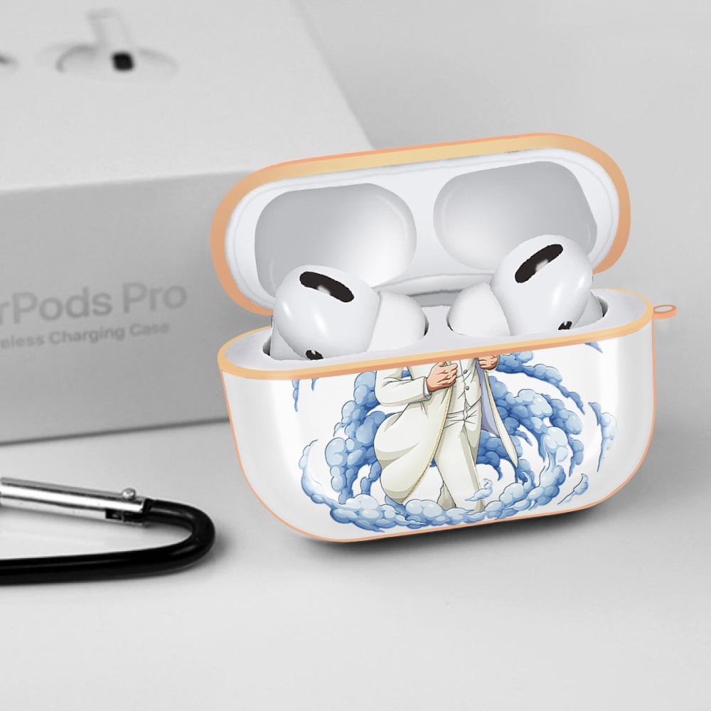 ワンピース サンジ ONE PIECE Sanji 【AirPods Pro用】ハードシェル保護ケース｜耐衝撃・防指紋・カラビナ付き商品仕様