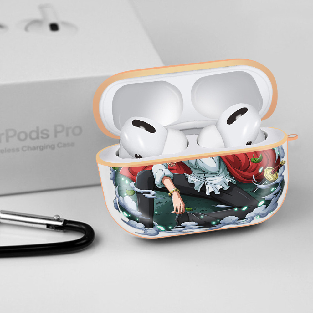 ワンピース サンジ ONE PIECE Sanji 【AirPods Pro用】ハードシェル保護ケース｜耐衝撃・防指紋・カラビナ付き商品仕様