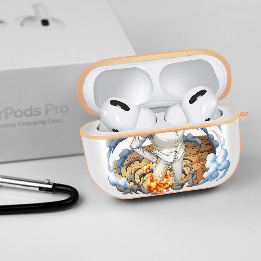 ワンピース サンジ ONE PIECE Sanji 【AirPods Pro用】ハードシェル保護ケース｜耐衝撃・防指紋・カラビナ付き商品仕様