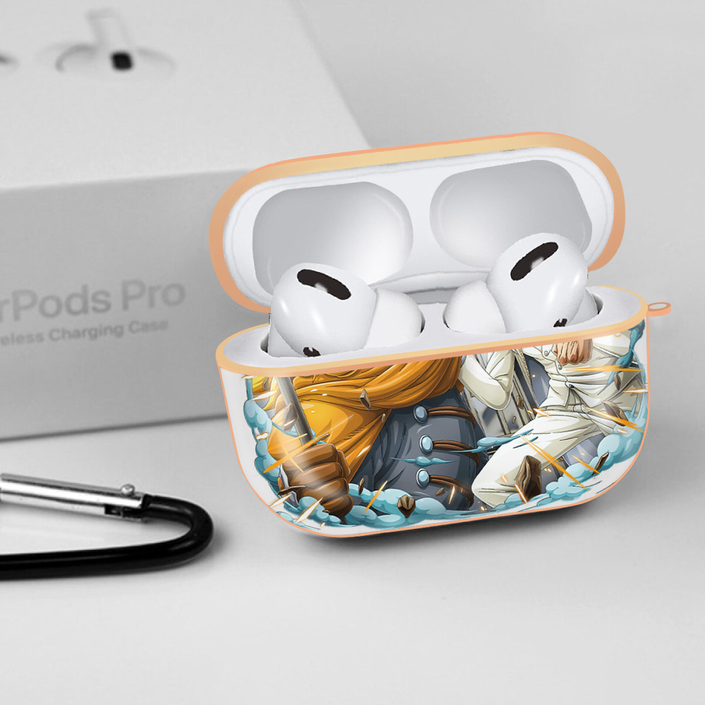 ワンピース サンジ ONE PIECE Sanji 【AirPods Pro用】ハードシェル保護ケース｜耐衝撃・防指紋・カラビナ付き商品仕様