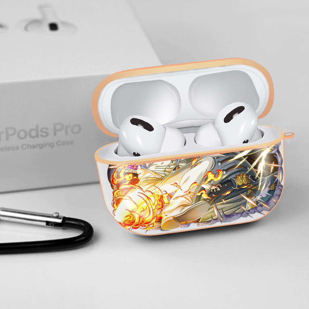 ワンピース サンジ ONE PIECE Sanji 【AirPods Pro用】ハードシェル保護ケース｜耐衝撃・防指紋・カラビナ付き商品仕様