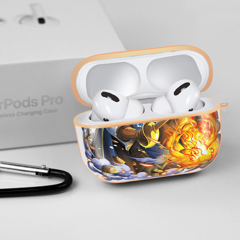 ワンピース サンジ ONE PIECE Sanji 【AirPods Pro用】ハードシェル保護ケース｜耐衝撃・防指紋・カラビナ付き商品仕様