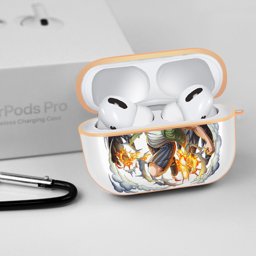 ワンピース サンジ ONE PIECE Sanji 【AirPods Pro用】ハードシェル保護ケース｜耐衝撃・防指紋・カラビナ付き商品仕様