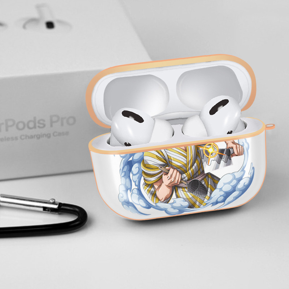 ワンピース サンジ ONE PIECE Sanji 【AirPods Pro用】ハードシェル保護ケース｜耐衝撃・防指紋・カラビナ付き商品仕様