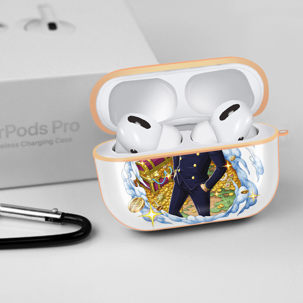 ワンピース サンジ ONE PIECE Sanji 【AirPods Pro用】ハードシェル保護ケース｜耐衝撃・防指紋・カラビナ付き商品仕様