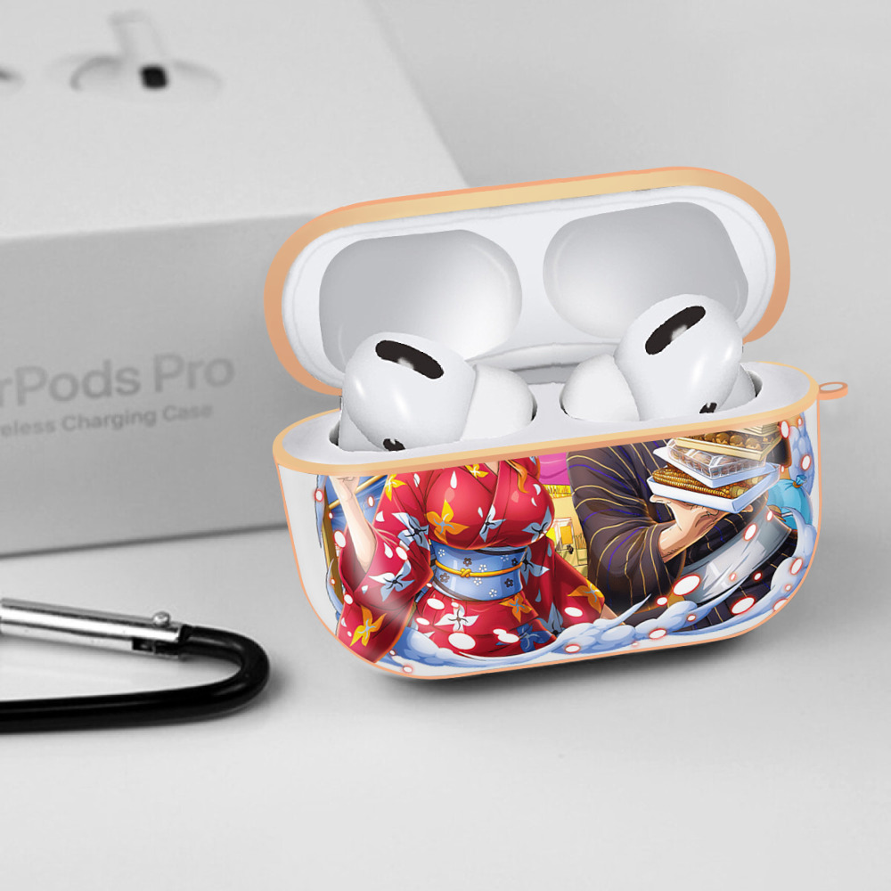 ワンピース サンジ ONE PIECE Sanji 【AirPods Pro用】ハードシェル保護ケース｜耐衝撃・防指紋・カラビナ付き商品仕様