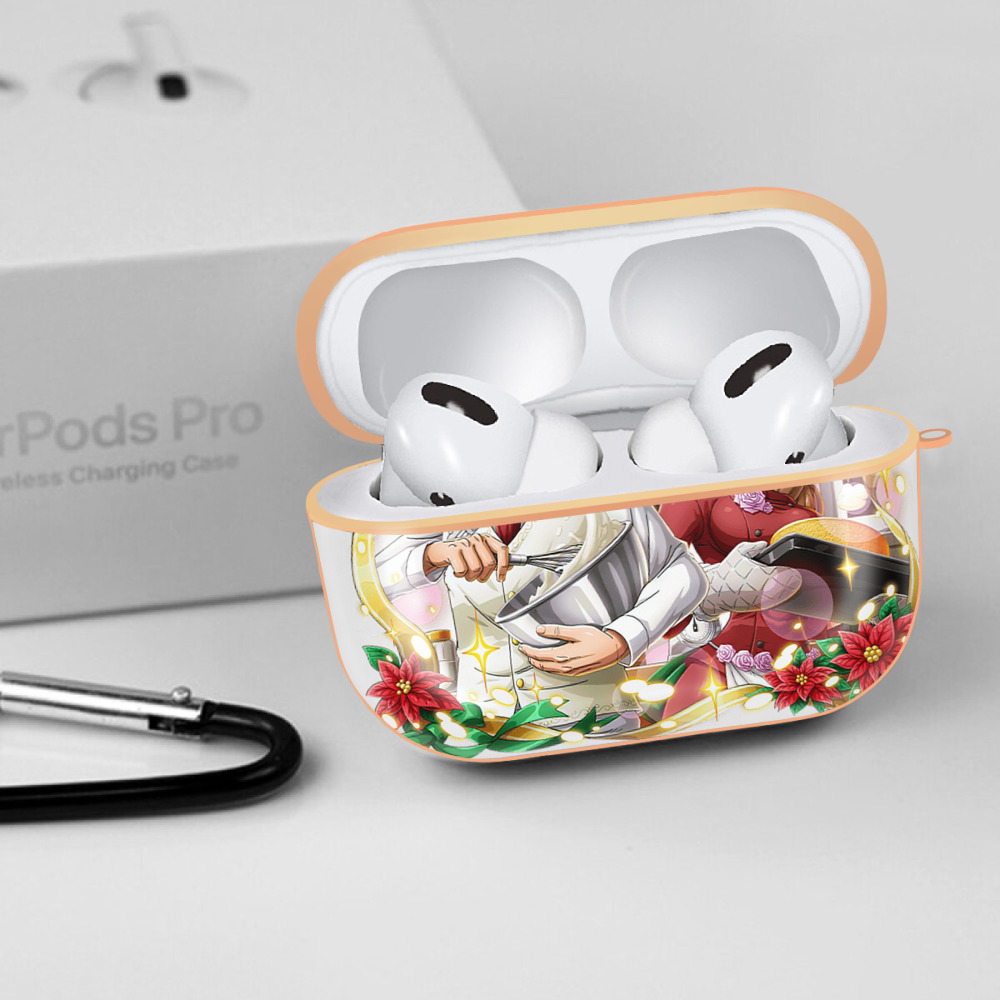 ワンピース サンジ ONE PIECE Sanji 【AirPods Pro用】ハードシェル保護ケース｜耐衝撃・防指紋・カラビナ付き商品仕様