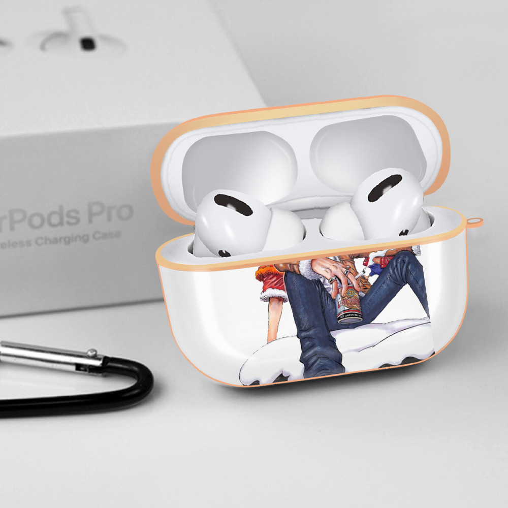 ワンピース サンジ ONE PIECE Sanji 【AirPods Pro用】ハードシェル保護ケース｜耐衝撃・防指紋・カラビナ付き商品仕様