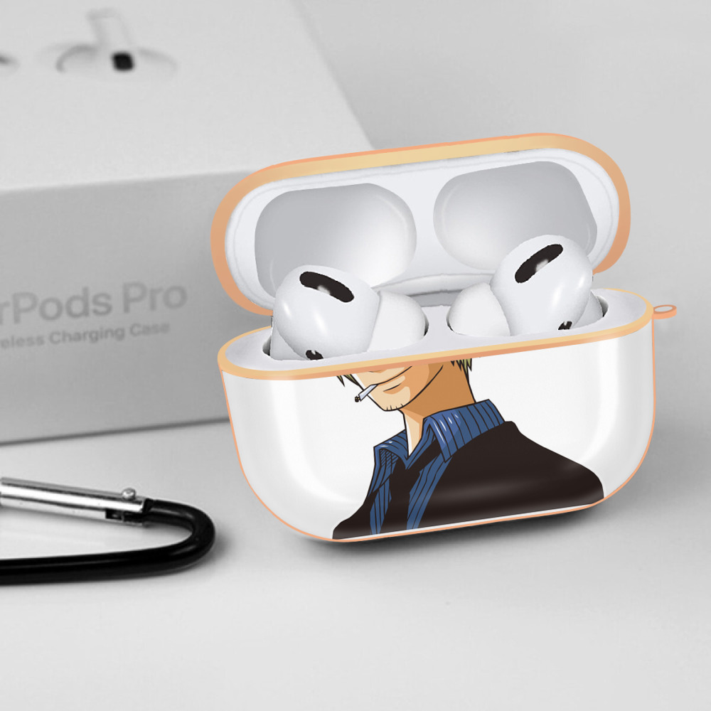 ワンピース サンジ ONE PIECE Sanji 【AirPods Pro用】ハードシェル保護ケース｜耐衝撃・防指紋・カラビナ付き商品仕様