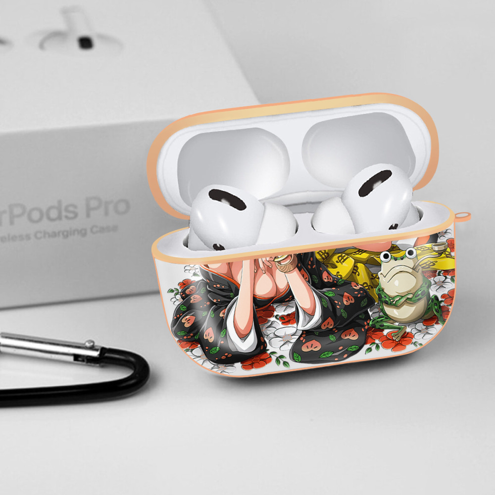 ワンピース ナミ ONE PIECE Nami 【AirPods Pro用】ハードシェル保護ケース｜耐衝撃・防指紋・カラビナ付き商品仕様