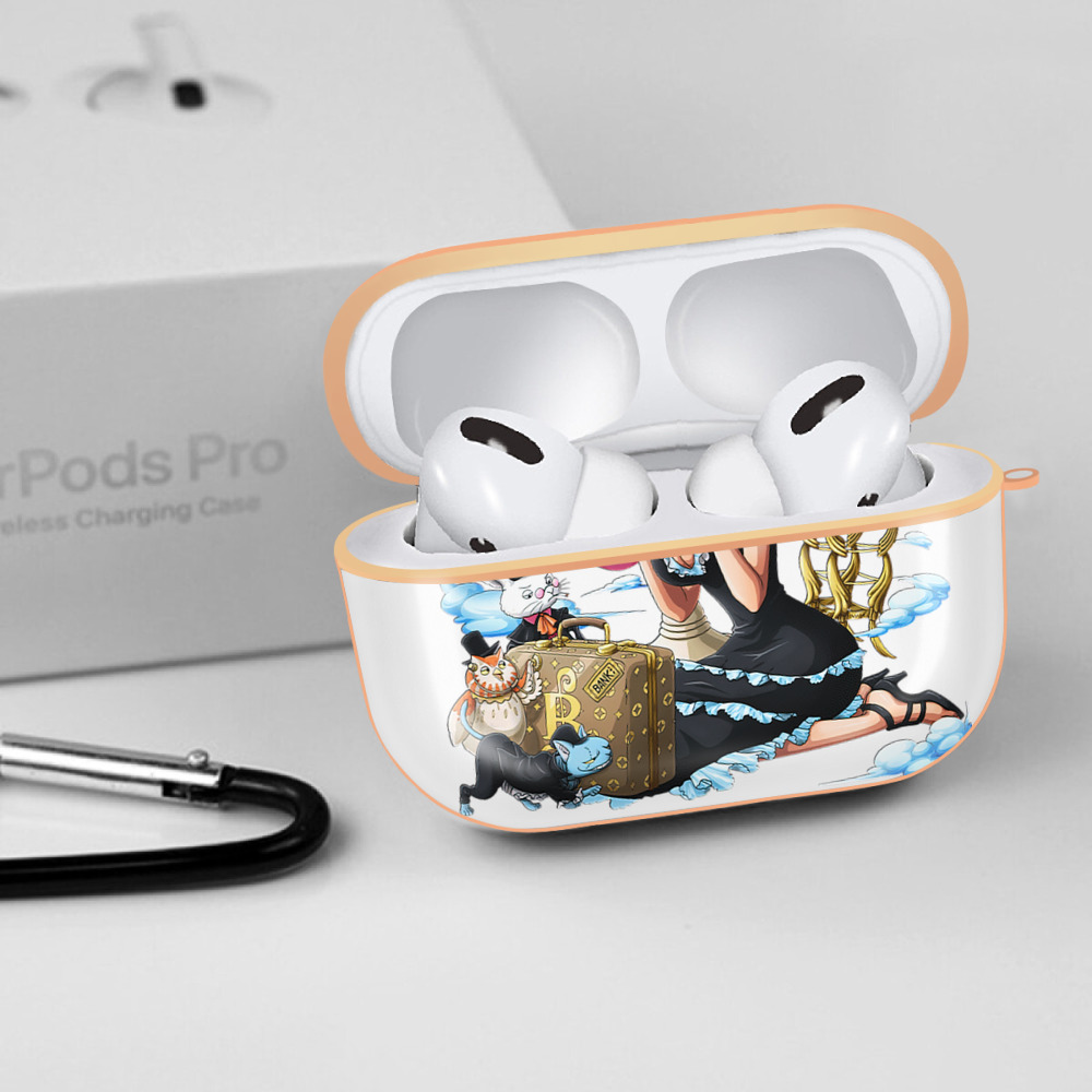 ワンピース ナミ ONE PIECE Nami 【AirPods Pro用】ハードシェル保護ケース｜耐衝撃・防指紋・カラビナ付き商品仕様