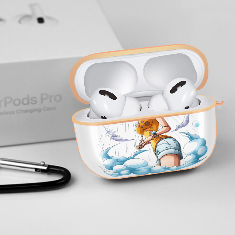 ワンピース ナミ ONE PIECE Nami 【AirPods Pro用】ハードシェル保護ケース｜耐衝撃・防指紋・カラビナ付き商品仕様