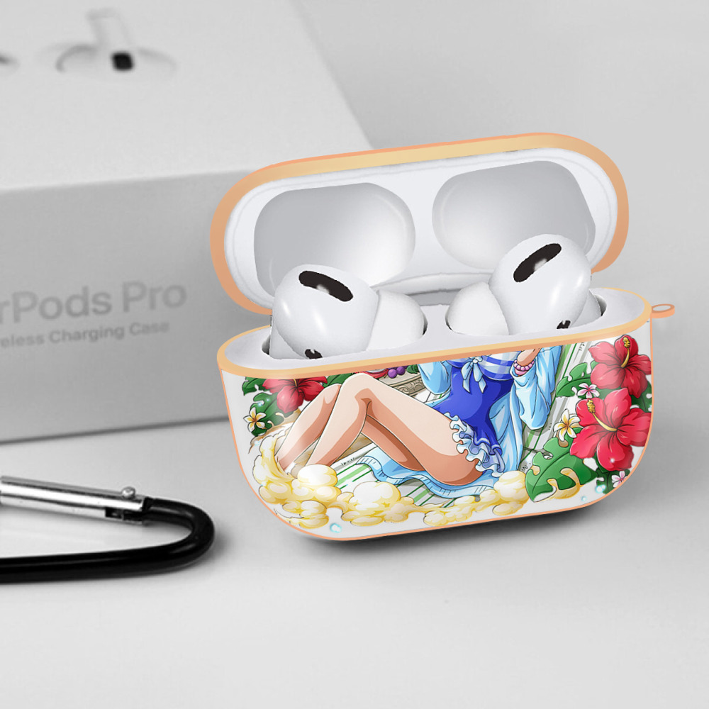 ワンピース ナミ ONE PIECE Nami 【AirPods Pro用】ハードシェル保護ケース｜耐衝撃・防指紋・カラビナ付き商品仕様