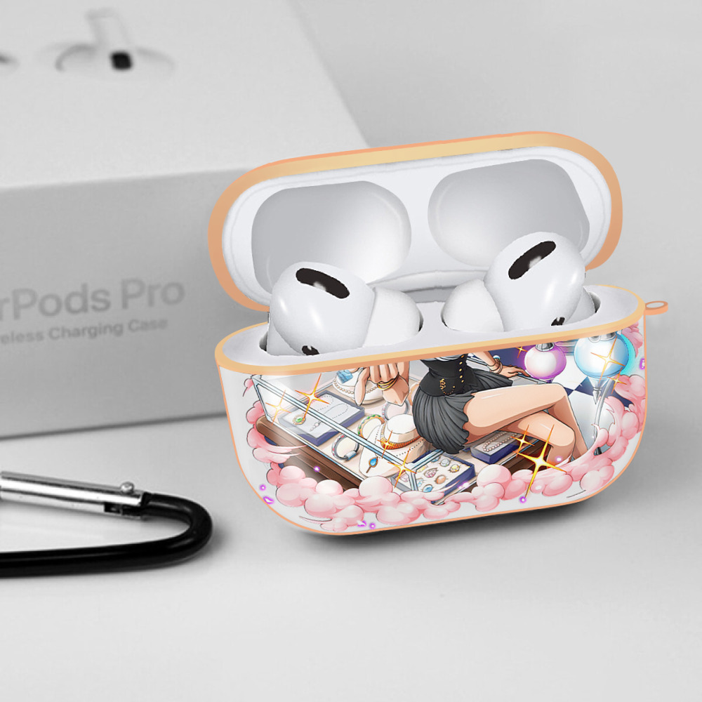 ワンピース ナミ ONE PIECE Nami 【AirPods Pro用】ハードシェル保護ケース｜耐衝撃・防指紋・カラビナ付き商品仕様