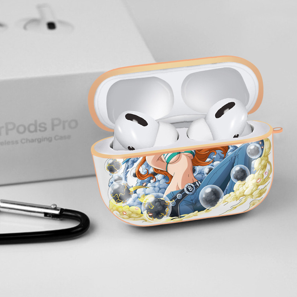 ワンピース ナミ ONE PIECE Nami 【AirPods Pro用】ハードシェル保護ケース｜耐衝撃・防指紋・カラビナ付き商品仕様