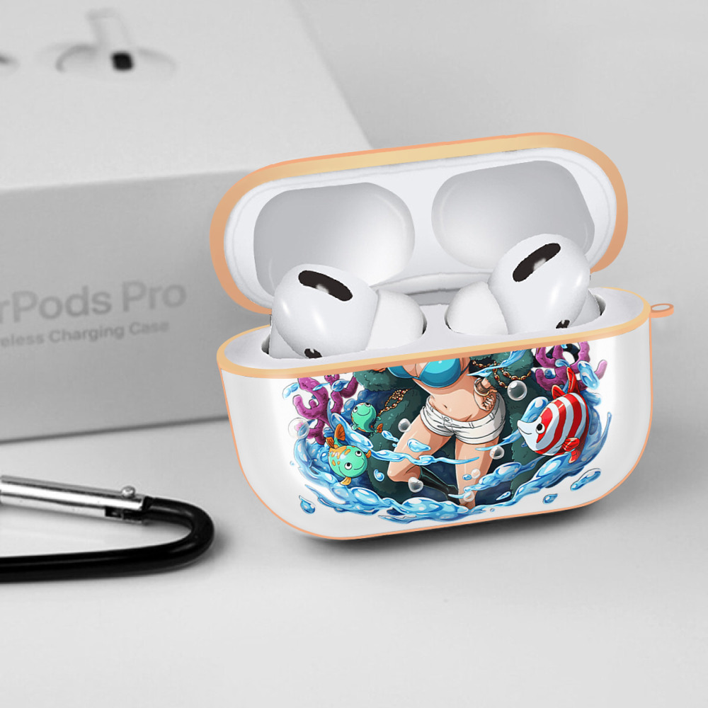ワンピース ナミ ONE PIECE Nami 【AirPods Pro用】ハードシェル保護ケース｜耐衝撃・防指紋・カラビナ付き商品仕様