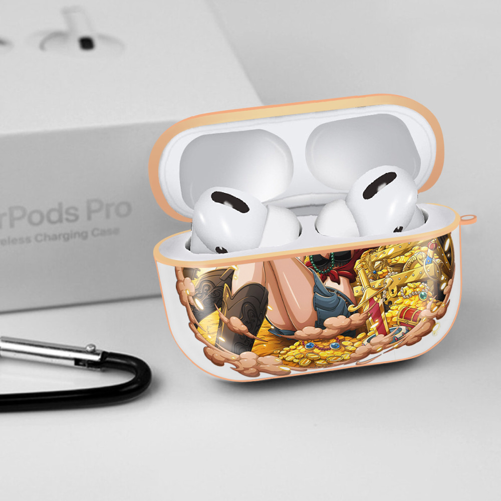 ワンピース ナミ ONE PIECE Nami 【AirPods Pro用】ハードシェル保護ケース｜耐衝撃・防指紋・カラビナ付き商品仕様
