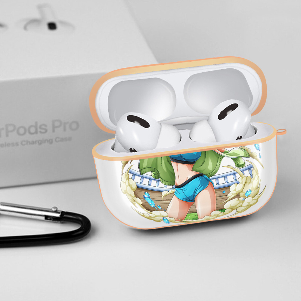 ワンピース ナミ ONE PIECE Nami 【AirPods Pro用】ハードシェル保護ケース｜耐衝撃・防指紋・カラビナ付き商品仕様