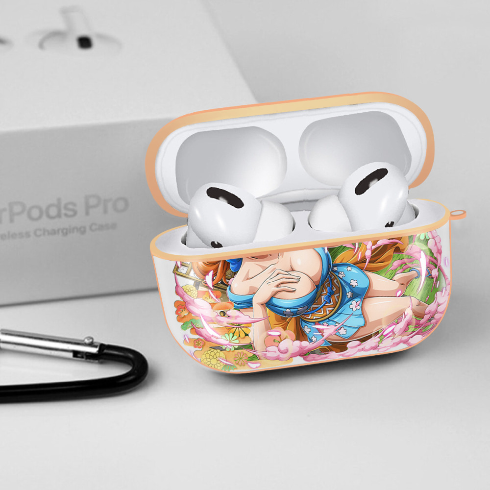 ワンピース ナミ ONE PIECE Nami 【AirPods Pro用】ハードシェル保護ケース｜耐衝撃・防指紋・カラビナ付き商品仕様