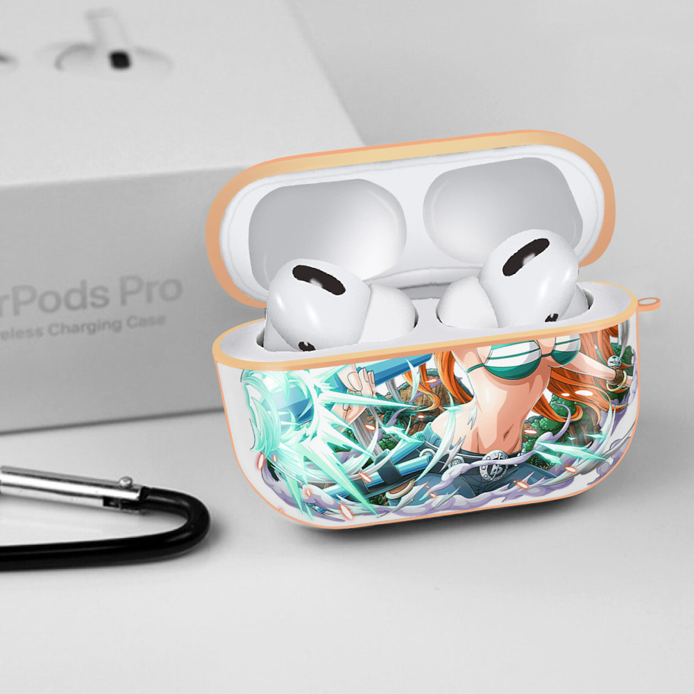 ワンピース ナミ ONE PIECE Nami 【AirPods Pro用】ハードシェル保護ケース｜耐衝撃・防指紋・カラビナ付き商品仕様