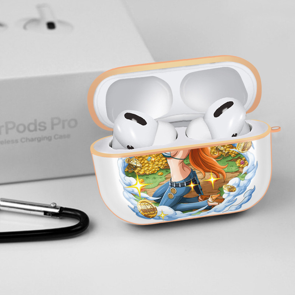 ワンピース ナミ ONE PIECE Nami 【AirPods Pro用】ハードシェル保護ケース｜耐衝撃・防指紋・カラビナ付き商品仕様