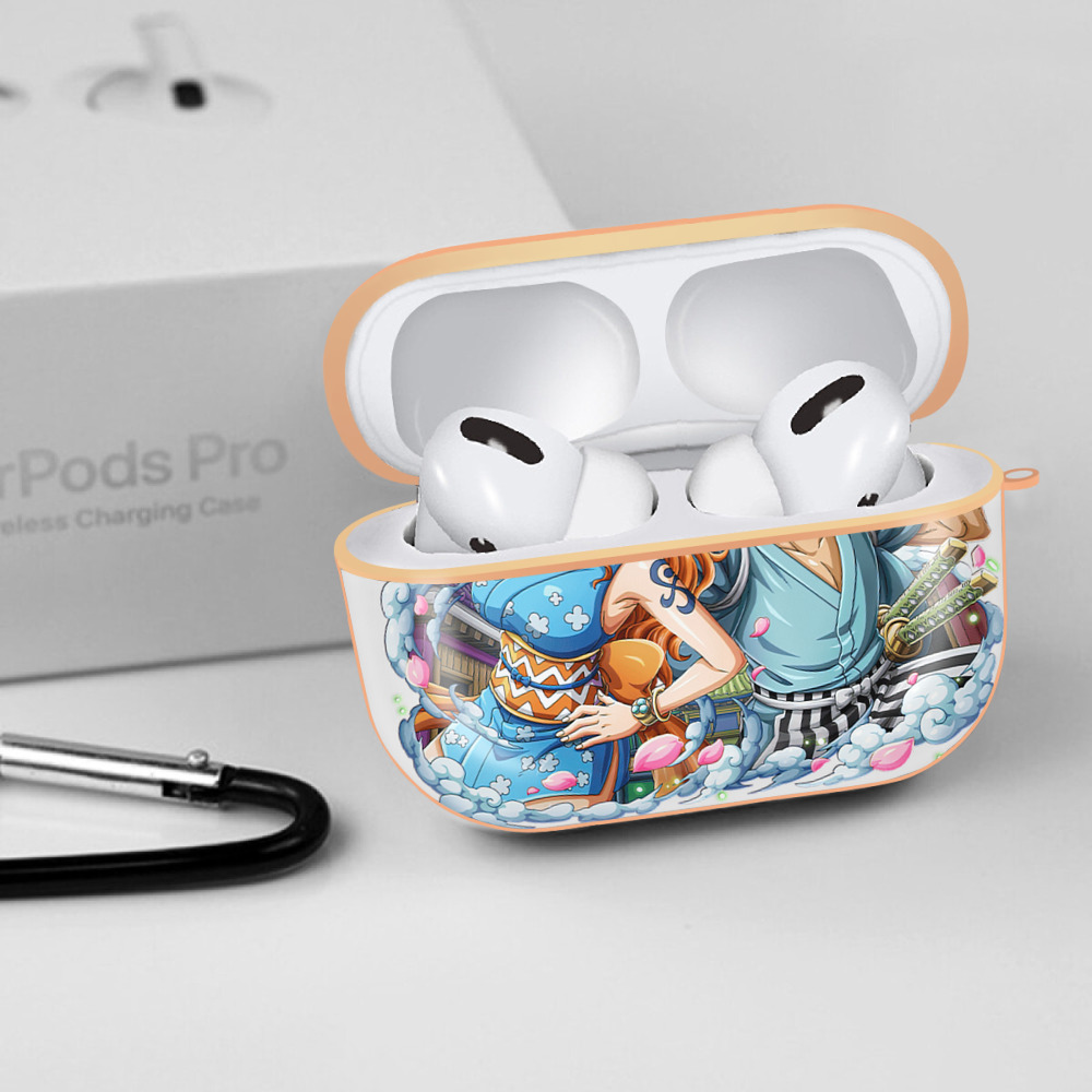 ワンピース ナミ ONE PIECE Nami 【AirPods Pro用】ハードシェル保護ケース｜耐衝撃・防指紋・カラビナ付き商品仕様