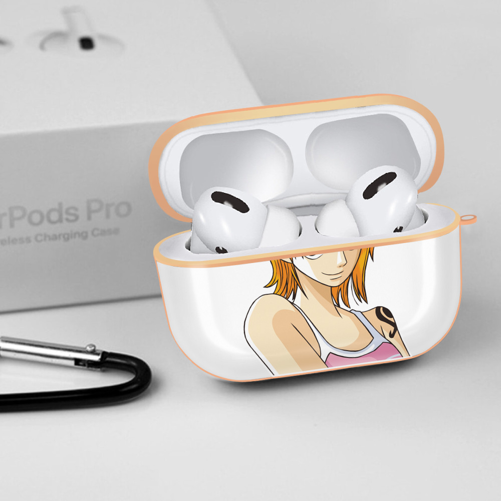 ワンピース ナミ ONE PIECE Nami 【AirPods Pro用】ハードシェル保護ケース｜耐衝撃・防指紋・カラビナ付き商品仕様