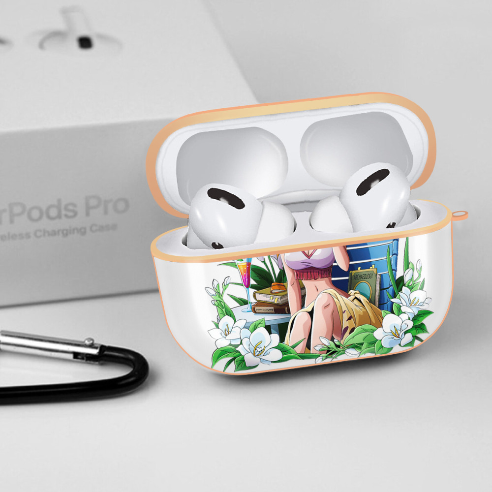 ワンピース ニコ・ロビン ONE PIECE Nico Robin 【AirPods Pro用】ハードシェル保護ケース｜耐衝撃・防指紋・カラビナ付き商品仕様