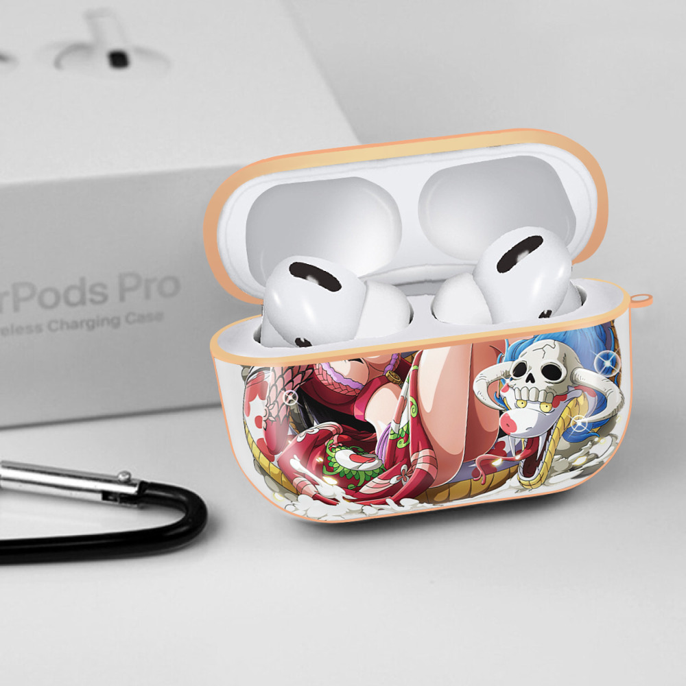 ワンピース ボア・ハンコック ONE PIECE Boa·Hancock 【AirPods Pro用】ハードシェル保護ケース｜耐衝撃・防指紋・カラビナ付き商品仕様