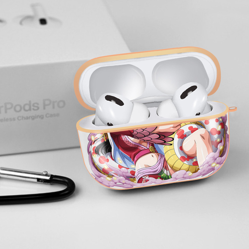 ワンピース ボア・ハンコック ONE PIECE Boa·Hancock 【AirPods Pro用】ハードシェル保護ケース｜耐衝撃・防指紋・カラビナ付き商品仕様
