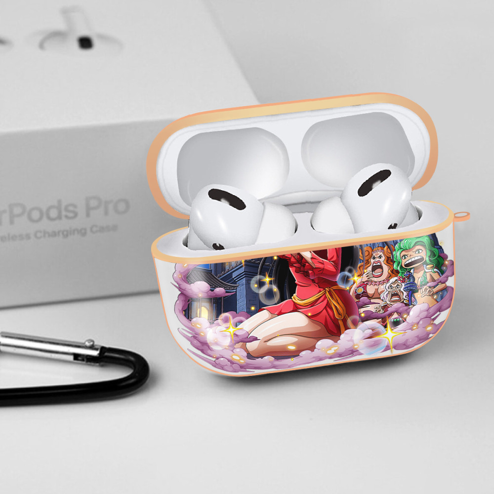ワンピース ボア・ハンコック ONE PIECE Boa·Hancock 【AirPods Pro用】ハードシェル保護ケース｜耐衝撃・防指紋・カラビナ付き商品仕様