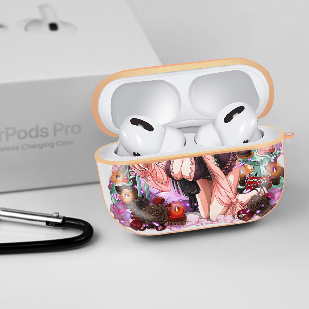ワンピース ボア・ハンコック ONE PIECE Boa·Hancock 【AirPods Pro用】ハードシェル保護ケース｜耐衝撃・防指紋・カラビナ付き商品仕様