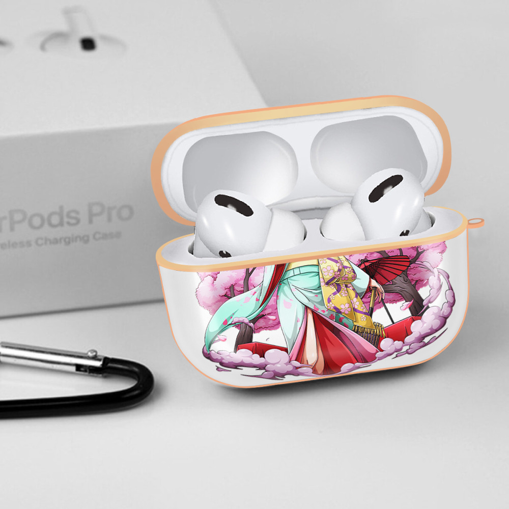 ワンピース ボア・ハンコック ONE PIECE Boa·Hancock 【AirPods Pro用】ハードシェル保護ケース｜耐衝撃・防指紋・カラビナ付き商品仕様