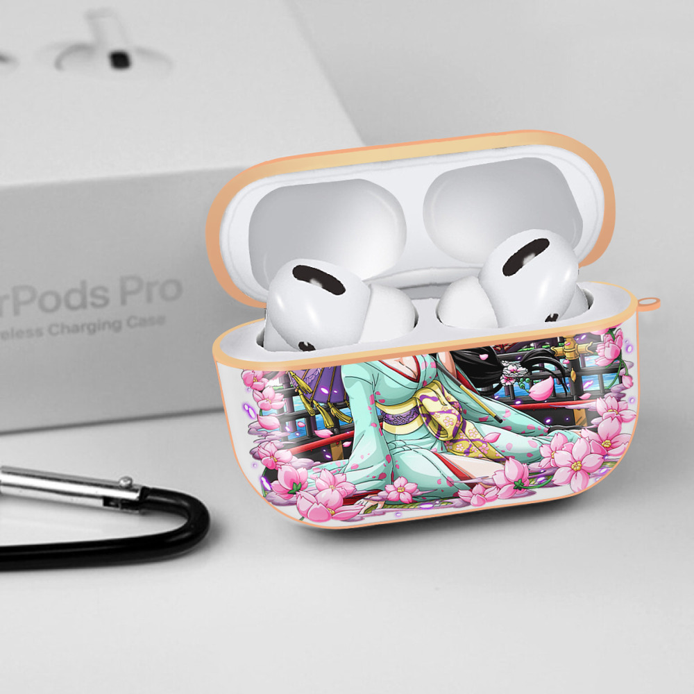ワンピース ボア・ハンコック ONE PIECE Boa·Hancock 【AirPods Pro用】ハードシェル保護ケース｜耐衝撃・防指紋・カラビナ付き商品仕様
