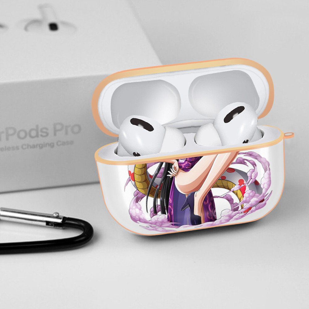 ワンピース ボア・ハンコック ONE PIECE Boa·Hancock 【AirPods Pro用】ハードシェル保護ケース｜耐衝撃・防指紋・カラビナ付き商品仕様