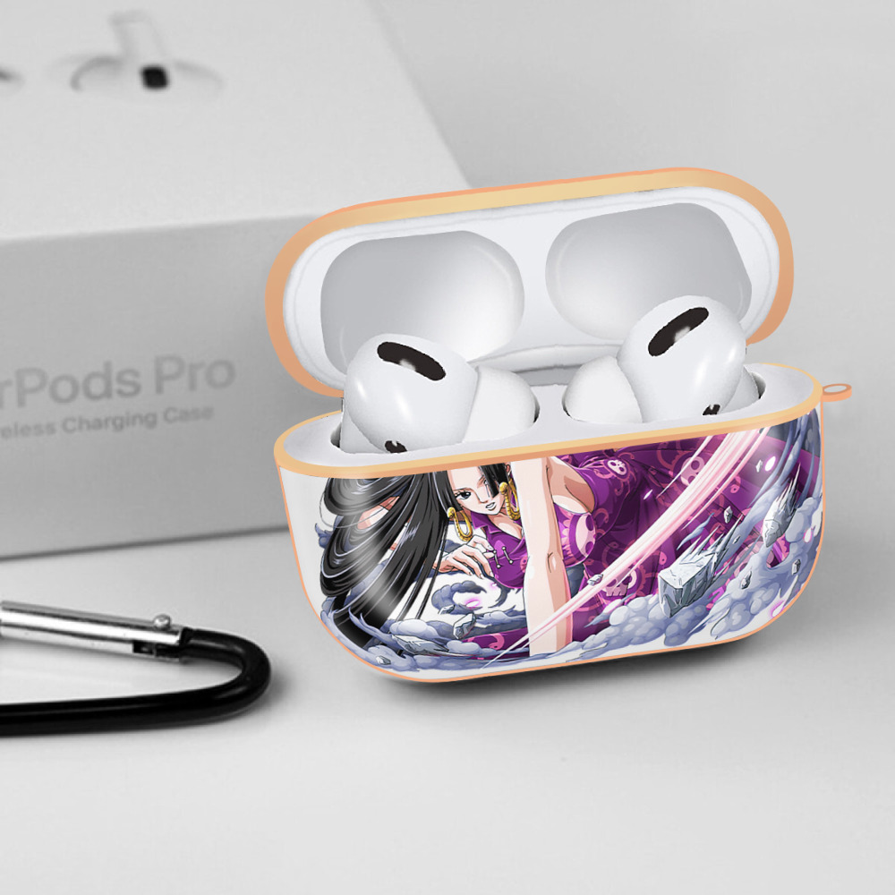 ワンピース ボア・ハンコック ONE PIECE Boa·Hancock 【AirPods Pro用】ハードシェル保護ケース｜耐衝撃・防指紋・カラビナ付き商品仕様
