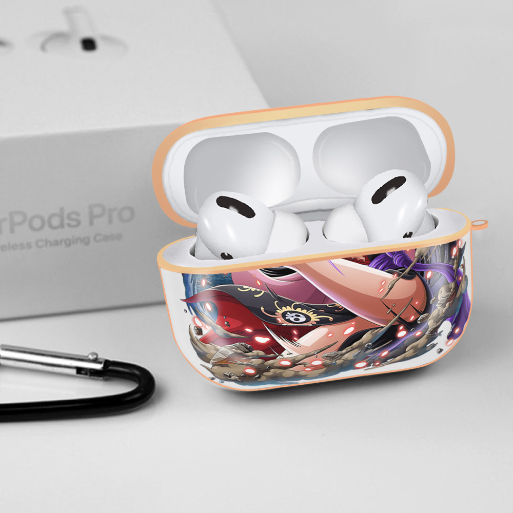 ワンピース ボア・ハンコック ONE PIECE Boa·Hancock 【AirPods Pro用】ハードシェル保護ケース｜耐衝撃・防指紋・カラビナ付き商品仕様